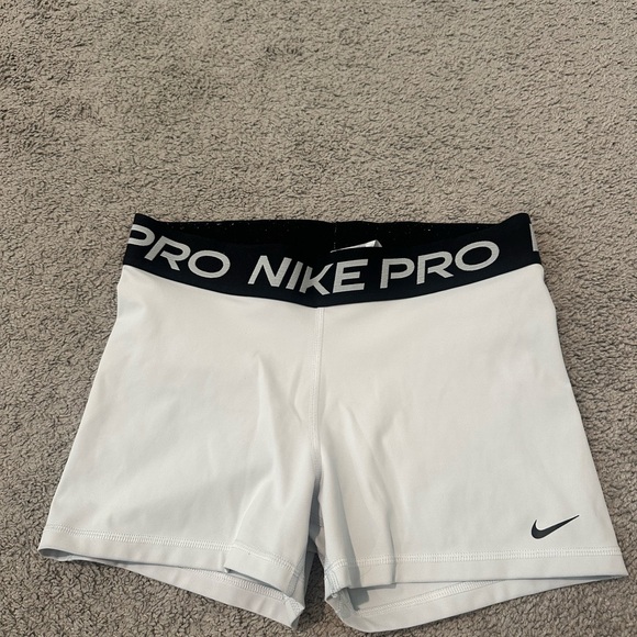 White Nike Pros - Picture 1 of 2
